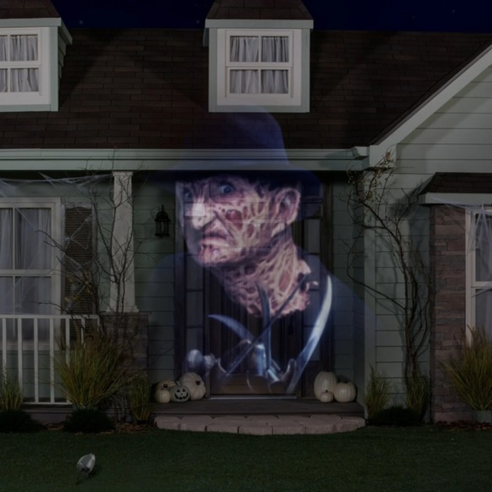 Freddy vs Jason LED Silhouette Projection ShortCircuit Halloween Light Show